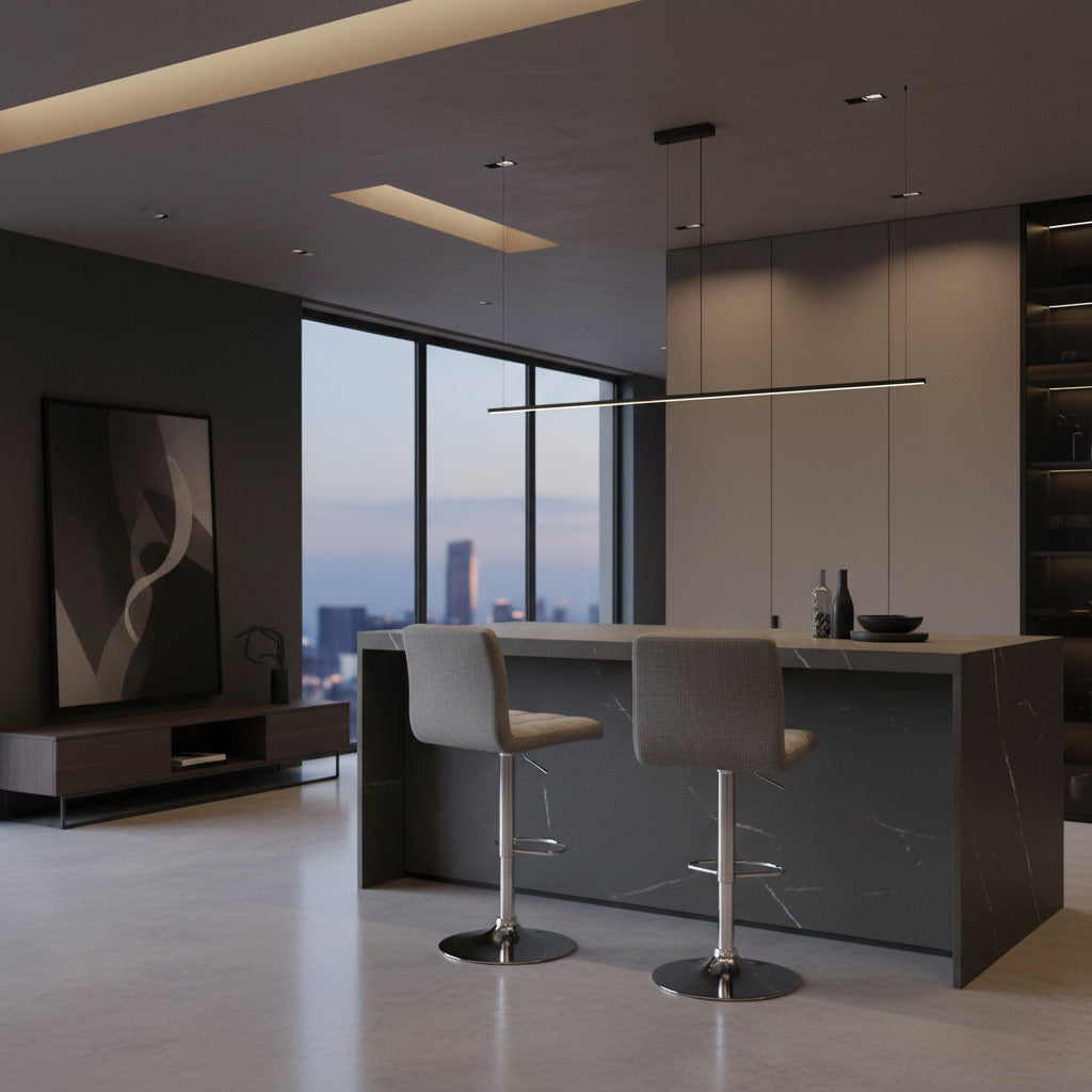 Tabourets de Bar en lin