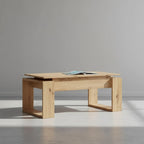 Table basse relevable rectangulaire 105 x 55 x 45 cm