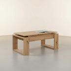 Table basse relevable rectangulaire 105 x 55 x 45 cm