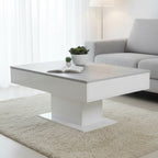 Table basse rectangulaire avec plateau coulissant 100 x 65 x 46,1 cm