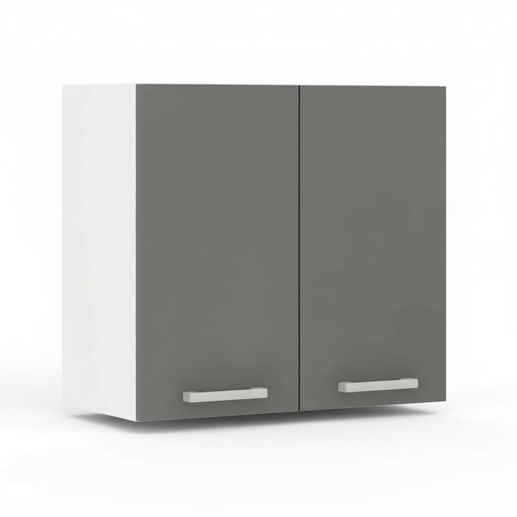 Meuble de cuisine haut gris – 2 portes