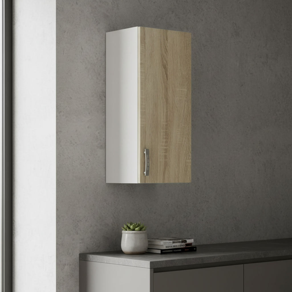 Meuble de cuisine haut compact finition chêne 30 x 31 x 71,5 cm