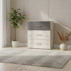 Commode compacte 3 tiroirs en bois 75,2 x 41,3 x 89,7 cm