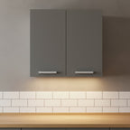 Meuble de cuisine haut gris – 2 portes