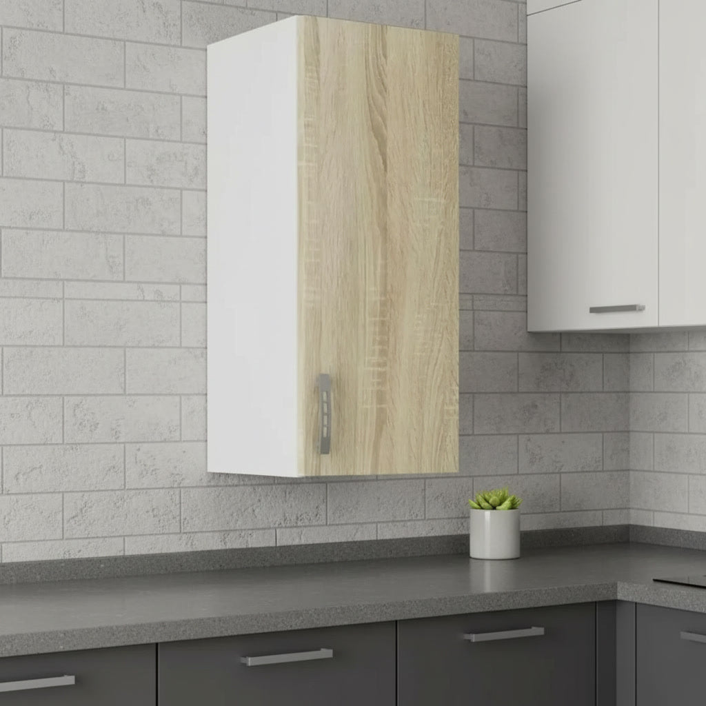 Meuble de cuisine haut compact finition chêne 30 x 31 x 71,5 cm