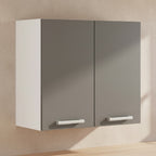 Meuble de cuisine haut gris – 2 portes