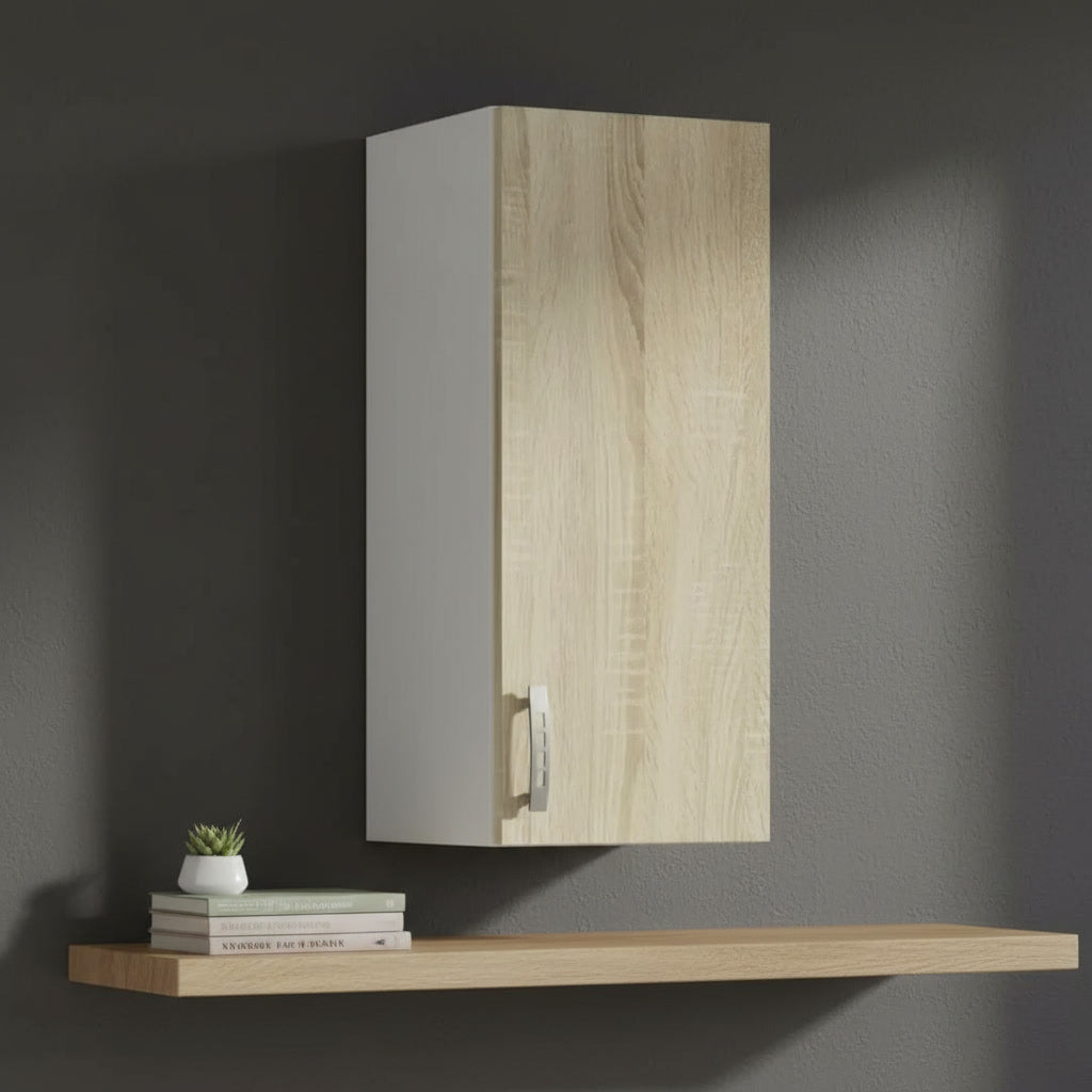 Meuble de cuisine haut compact finition chêne 30 x 31 x 71,5 cm